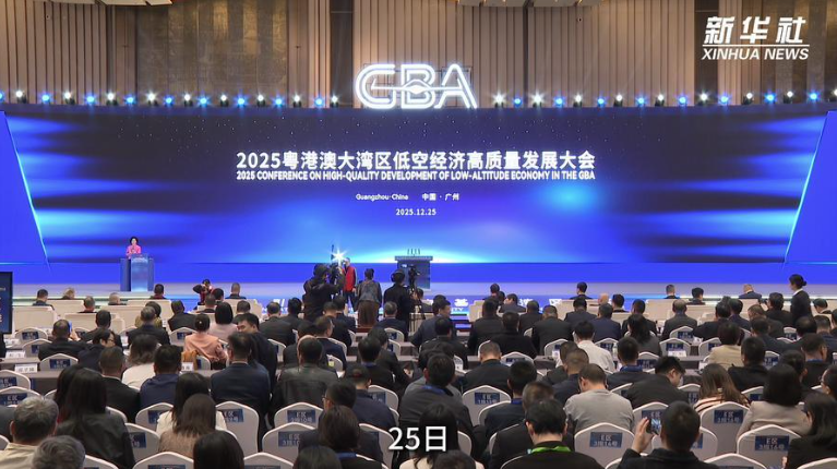 2025粤港澳大湾区低空经济高质量发展大会在广州举行